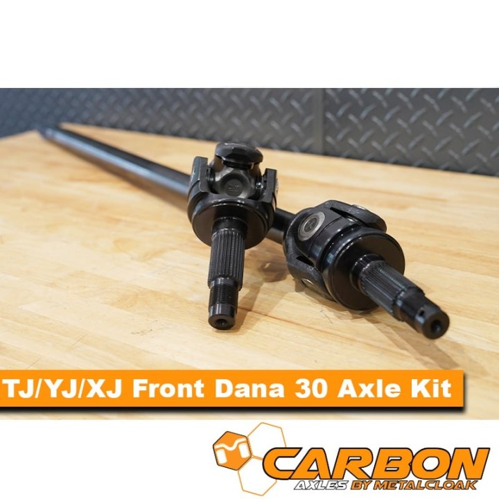 Półosie przednie Carbon Dana 30 27 spline Jeep Wrangler TJ/LJ/YJ, Cherokee XJ METALCLOAK - ujęcie 3