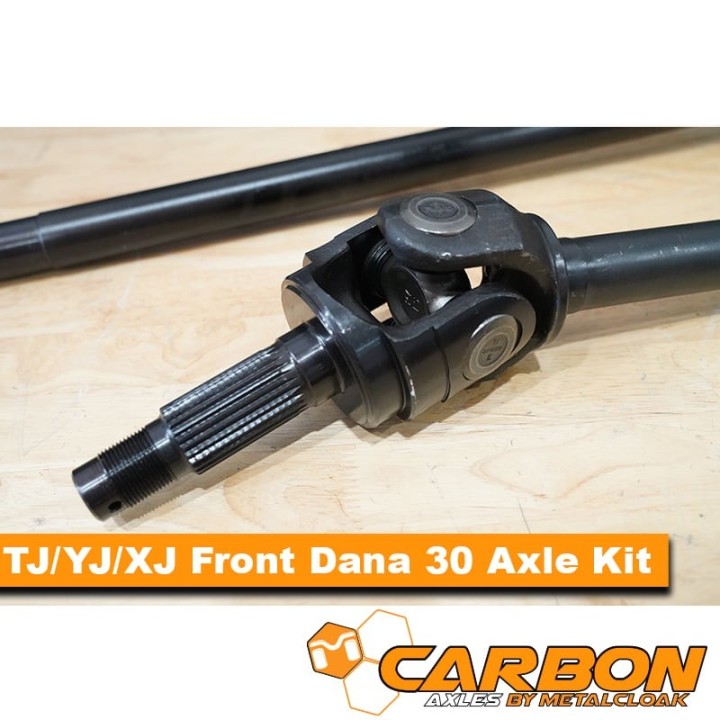 Półosie przednie Carbon Dana 30 27 spline Jeep Wrangler TJ/LJ/YJ, Cherokee XJ METALCLOAK - ujęcie 4
