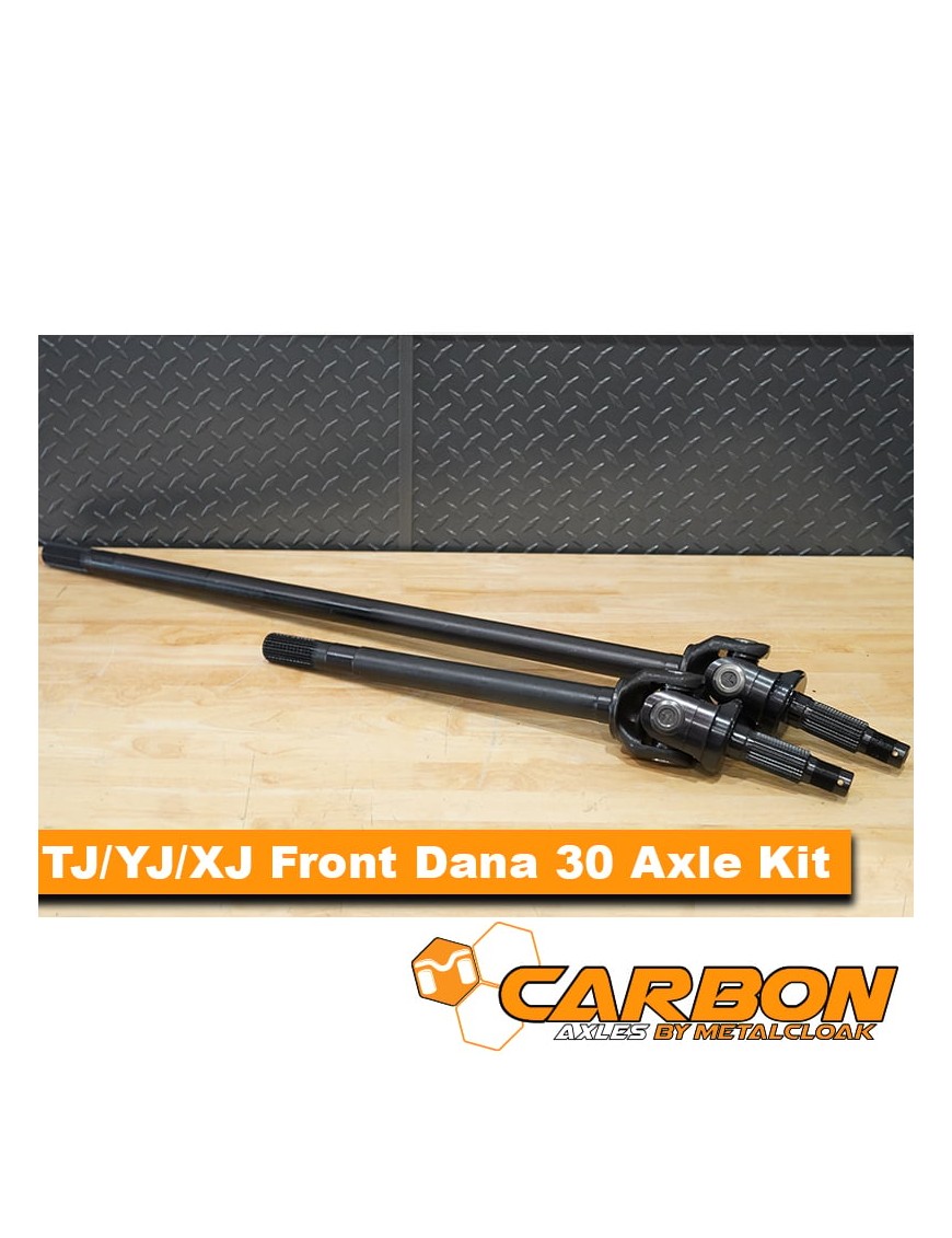 Półosie przednie Carbon Dana 30 27 spline Jeep Wrangler TJ/LJ/YJ, Cherokee XJ