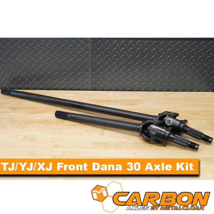 Półosie przednie Carbon Dana 30 27 spline Jeep Wrangler TJ/LJ/YJ, Cherokee XJ METALCLOAK - ujęcie 5