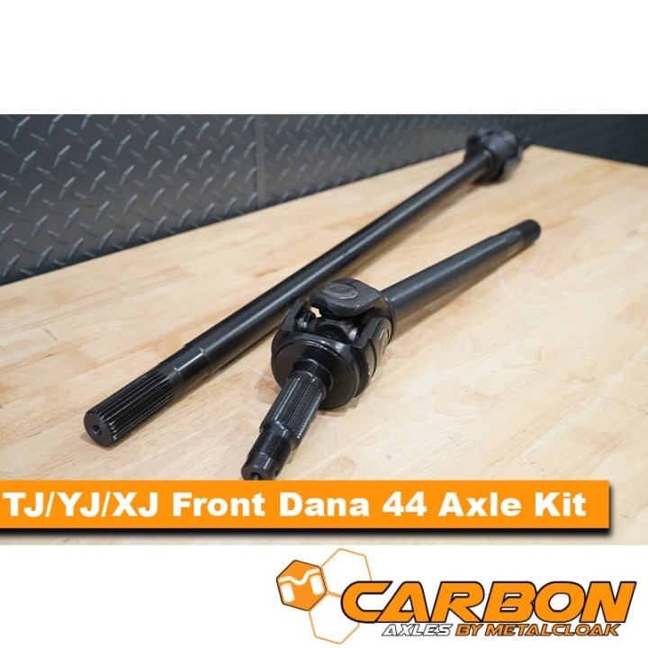 Półosie przednie Carbon Dana 44 30 spline Jeep Wrangler TJ/LJ Rubicon METALCLOAK