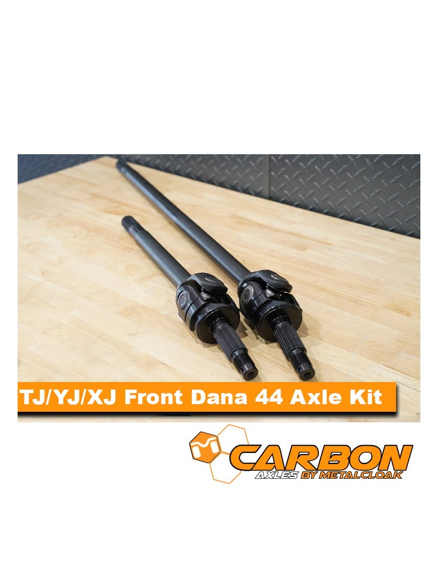 Półosie przednie Carbon Dana 44 30 spline Jeep Wrangler TJ/LJ Rubicon