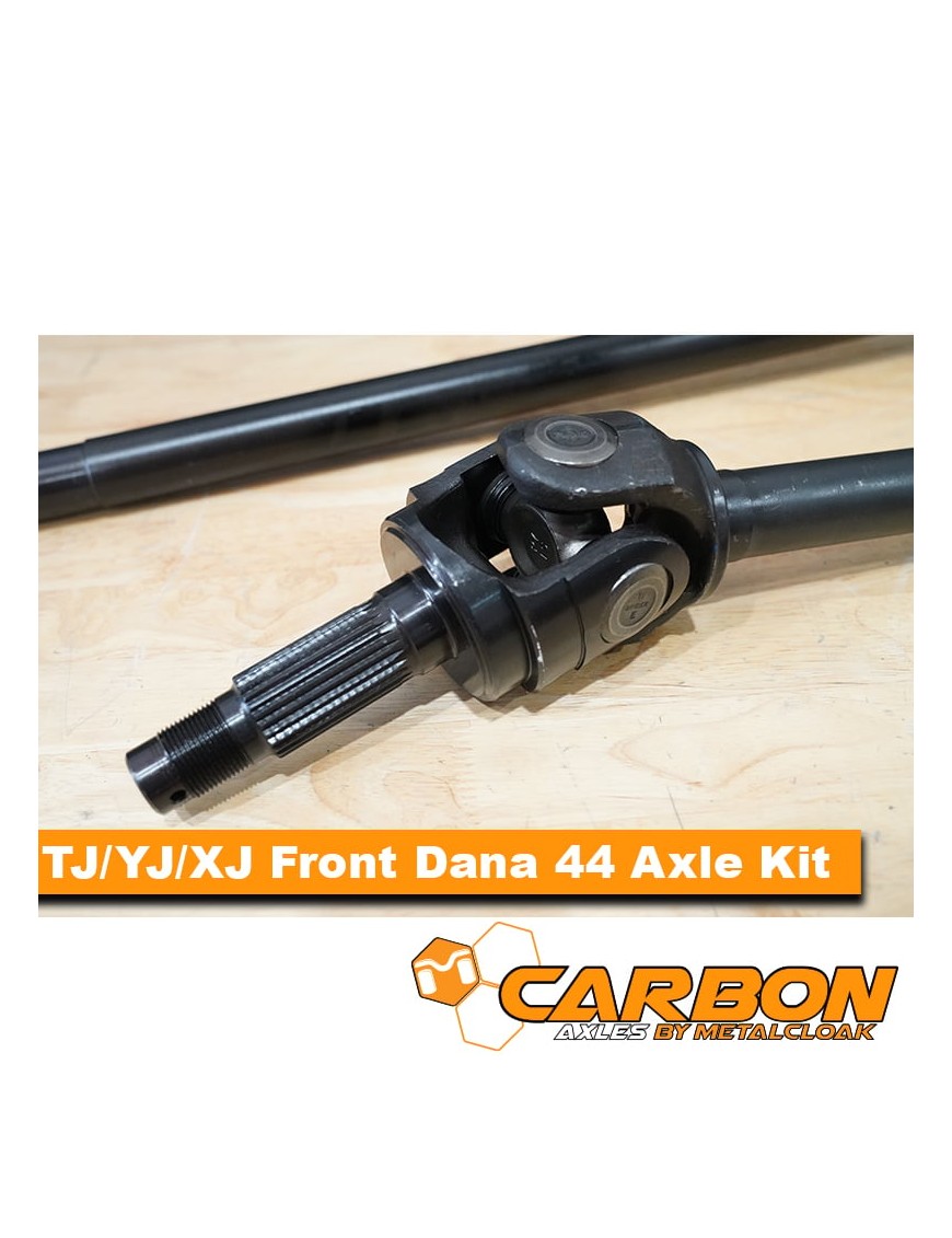 Półosie przednie Carbon Dana 44 30 spline Jeep Wrangler TJ/LJ Rubicon