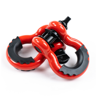 Szekla para czerwona OFD D-ring 3/4"
