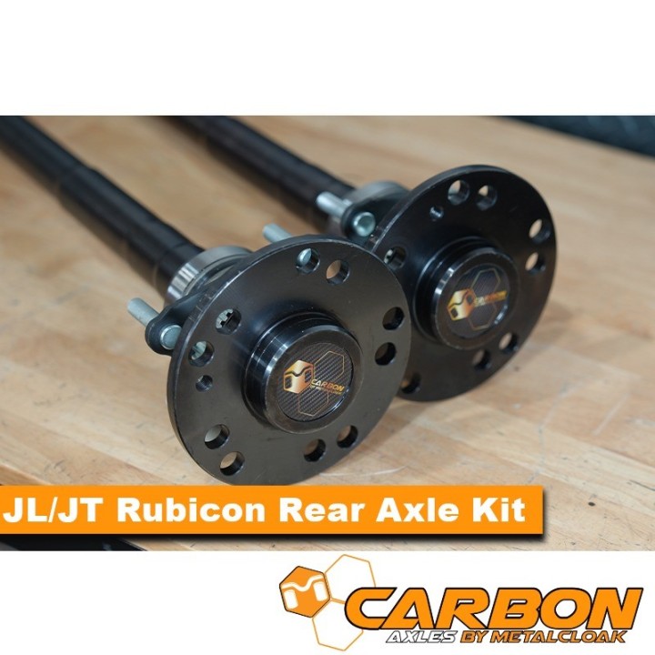 Półosie tylne Carbon Dana 44 32 spline Jeep Wrangler JL / Gladiator JT Rubicon METALCLOAK - ujęcie 2