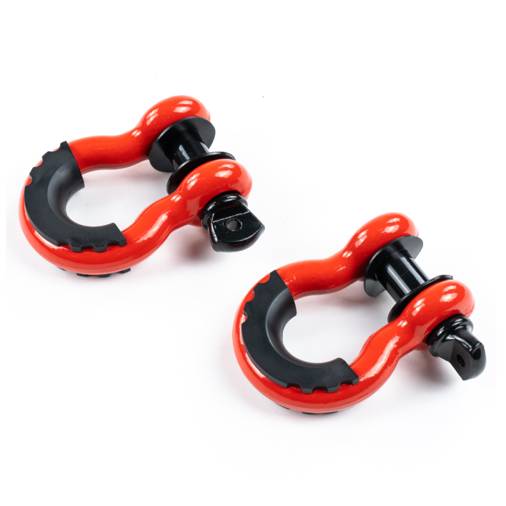 Szekla para czerwona OFD D-ring 3/4" - ujęcie 2