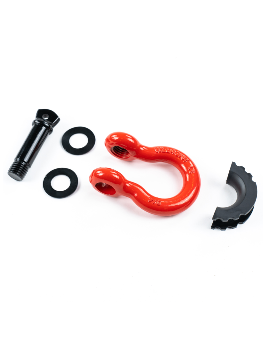 Szekla para czerwona OFD D-ring 3/4"
