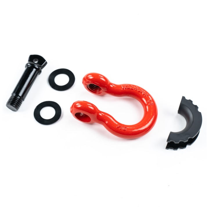 Szekla para czerwona OFD D-ring 3/4" - ujęcie 4