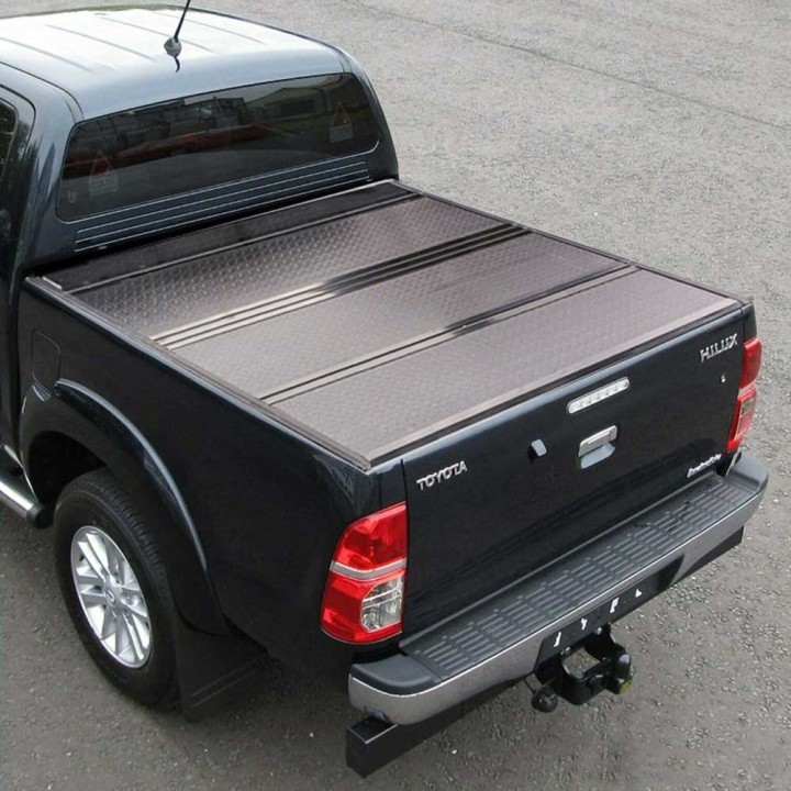 Twarda pokrywa paki tri-fold niski profil OFD Double Cab - ujęcie 3