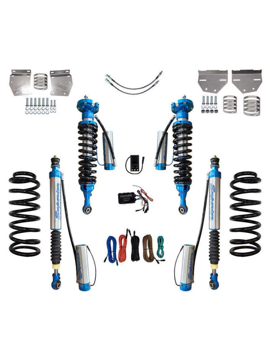 Zestaw zawieszenia Superior Engineering 2.5 Reservoir Remote Adjustable ECDS Lift 2"