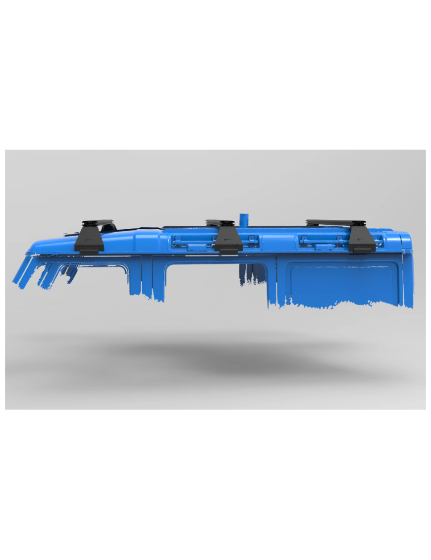 3 Poprzeczki dachowe Rhino Rack Reconn-Deck