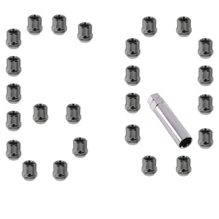 Nakrętki otwarte do kół chromowane M14x1,5 Gorilla