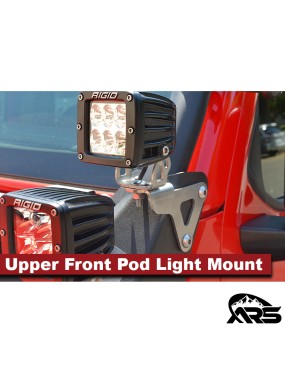 MetalCloak Górny przedni uchwyt lamp pod light, Jeep Wrangler JL i Gladiator JT