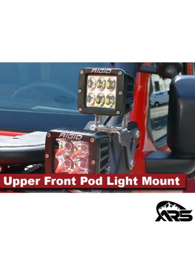 MetalCloak Górny przedni uchwyt lamp pod light, Jeep Wrangler JL i Gladiator JT