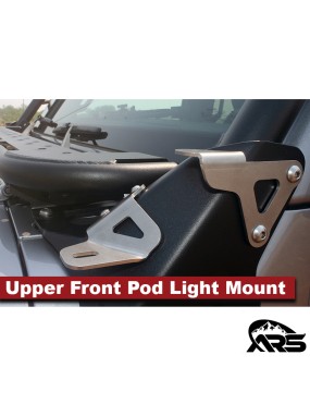 MetalCloak Górny przedni uchwyt lamp pod light, Jeep Wrangler JL i Gladiator JT