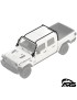 MetalCloak Bagażnik ARS OverCab, Jeep Gladiator JT