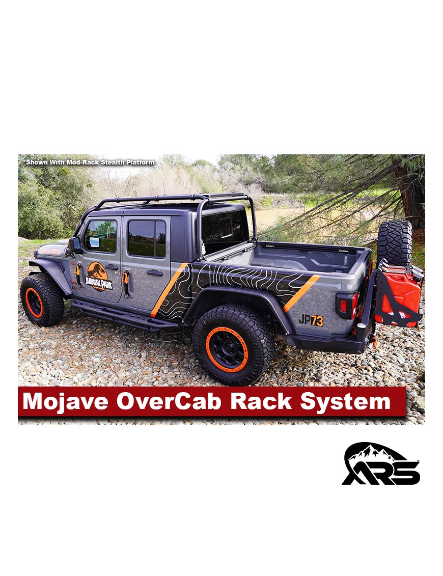 MetalCloak Bagażnik ARS OverCab Stealth z platformą, Jeep Gladiator JT