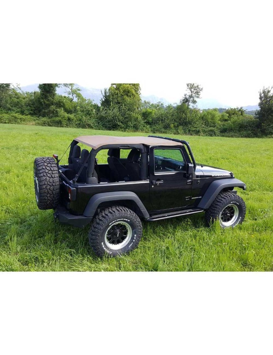 Kompletny dach miękki bezstelażowy typu Fastback Suntop z szybami