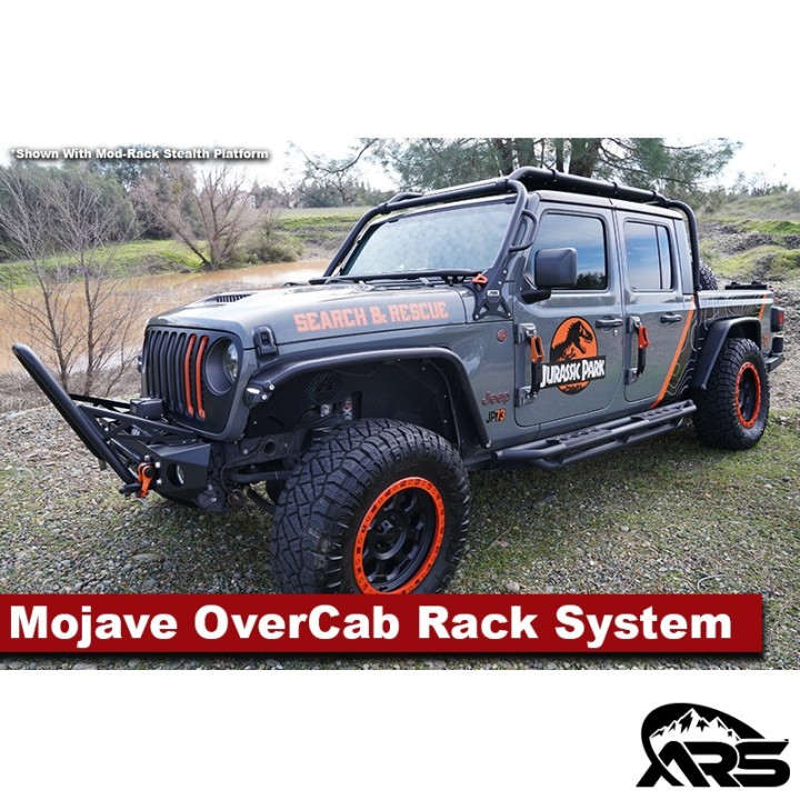 MetalCloak Bagażnik ARS OverCab Stealth z platformą, Jeep Gladiator JT - ujęcie 4