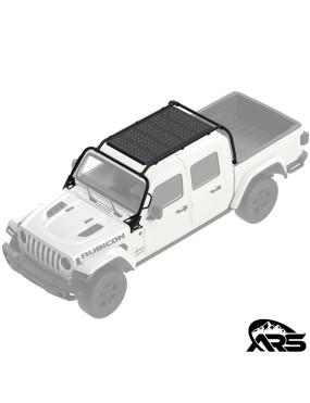 MetalCloak Bagażnik ARS OverCab Stealth z platformą, Jeep Gladiator JT