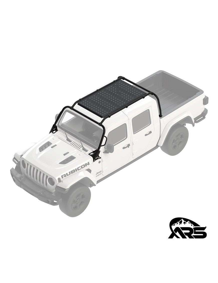 MetalCloak Bagażnik ARS OverCab Stealth z platformą, Jeep Gladiator JT