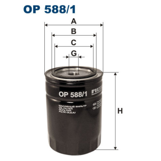 Filtr oleju Filtron OP588/1 Patrol Y60 2.8TD Y61 2.7TD Terrano II 2.7TD
