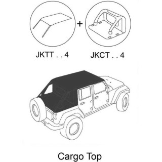 Kompletny dach miękki bezstelażowy typu Cargo ze ścianką Suntop - ujęcie 2