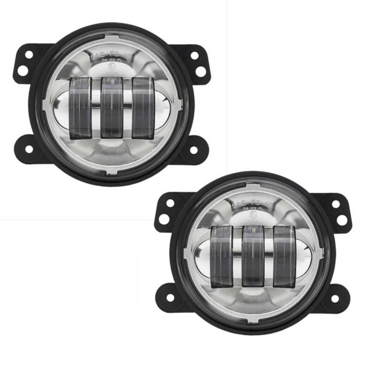 Lampy przeciwmgielne LED okrągłe chrom 4,5" JW Speaker 6145 J Series - ujęcie 3