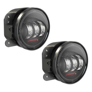 Lampy przeciwmgielne LED okrągłe black 4" JW Speaker 6145 J2 Series
