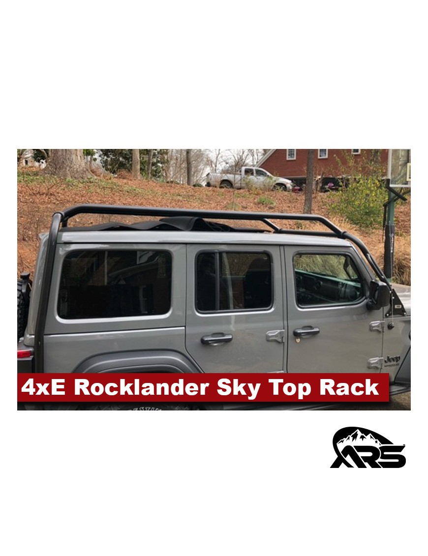 MetalCloak Bagażnik ARS Rocklander 4-drzwiowy pod dach Sky One-Touch, Jeep Wrangler JL 4xe