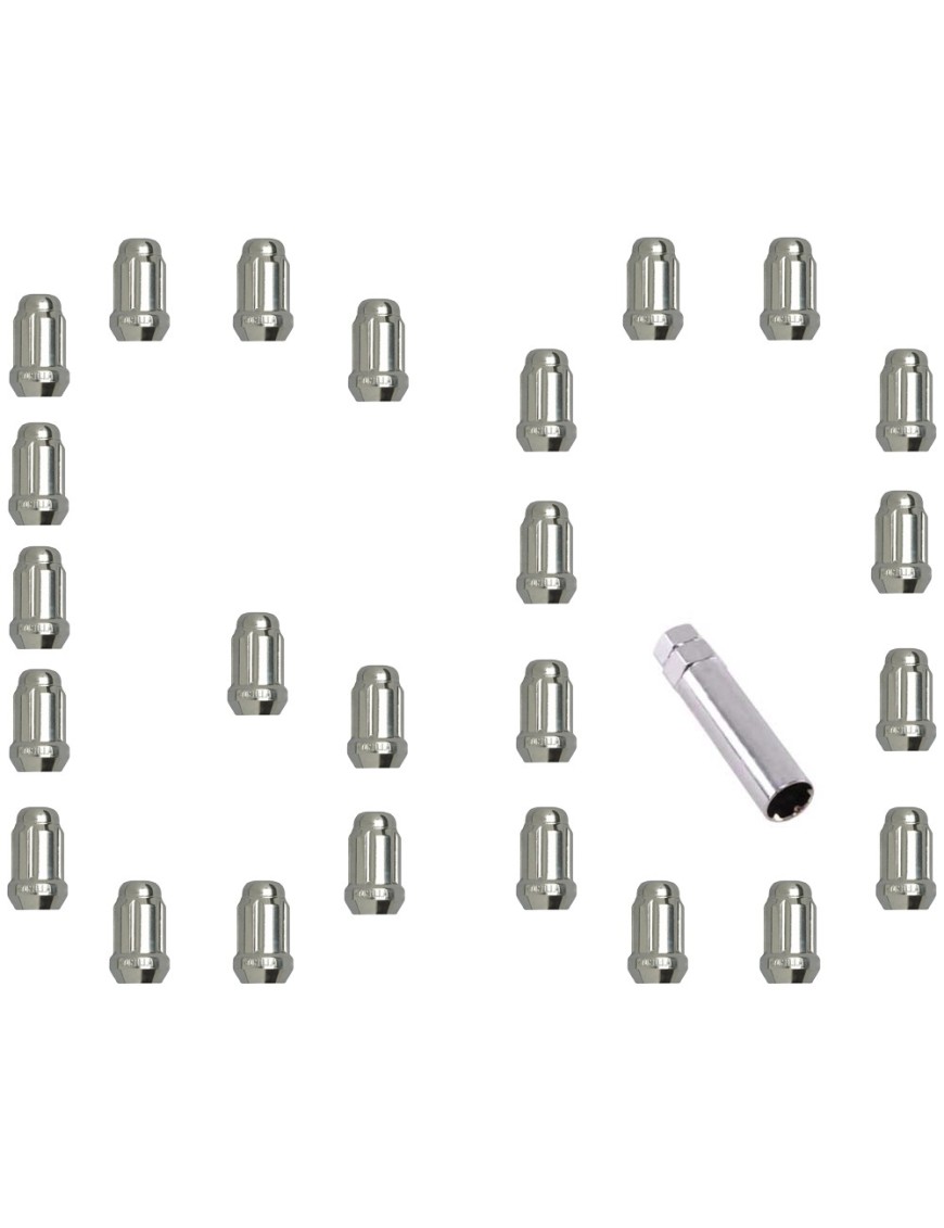 Nakrętki zabezpieczające zestaw do kół długie M14x1,5 Gorilla