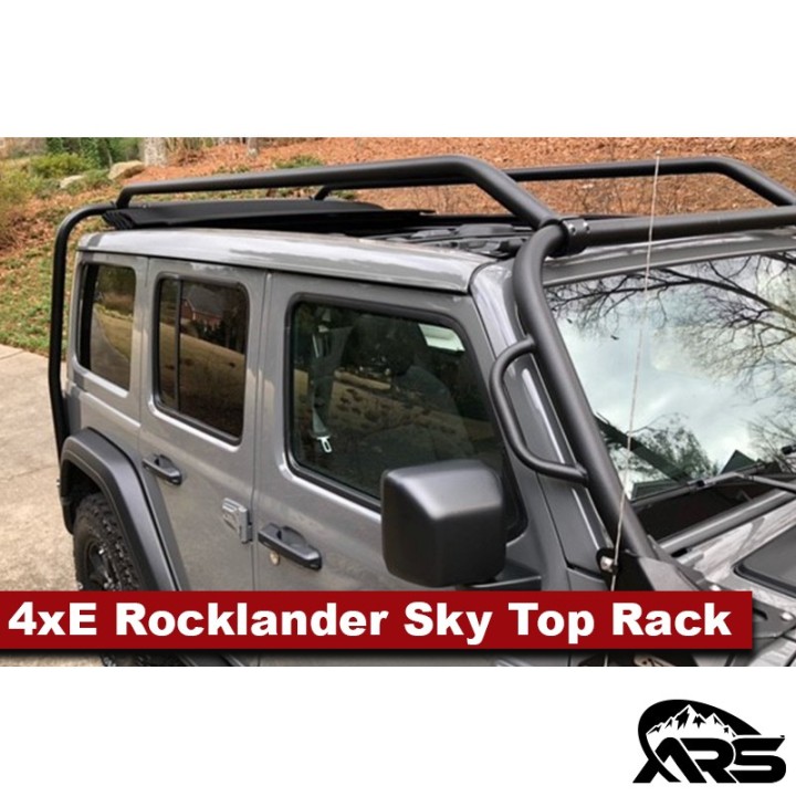MetalCloak Bagażnik ARS Rocklander 4-drzwiowy pod dach Sky One-Touch, Jeep Wrangler JL 4xe - ujęcie 4