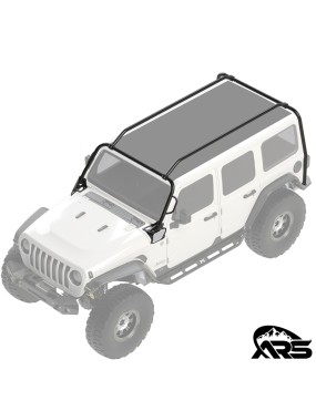 MetalCloak Bagażnik ARS Rocklander 4-drzwiowy pod dach Sky One-Touch, Jeep Wrangler JL 4xe