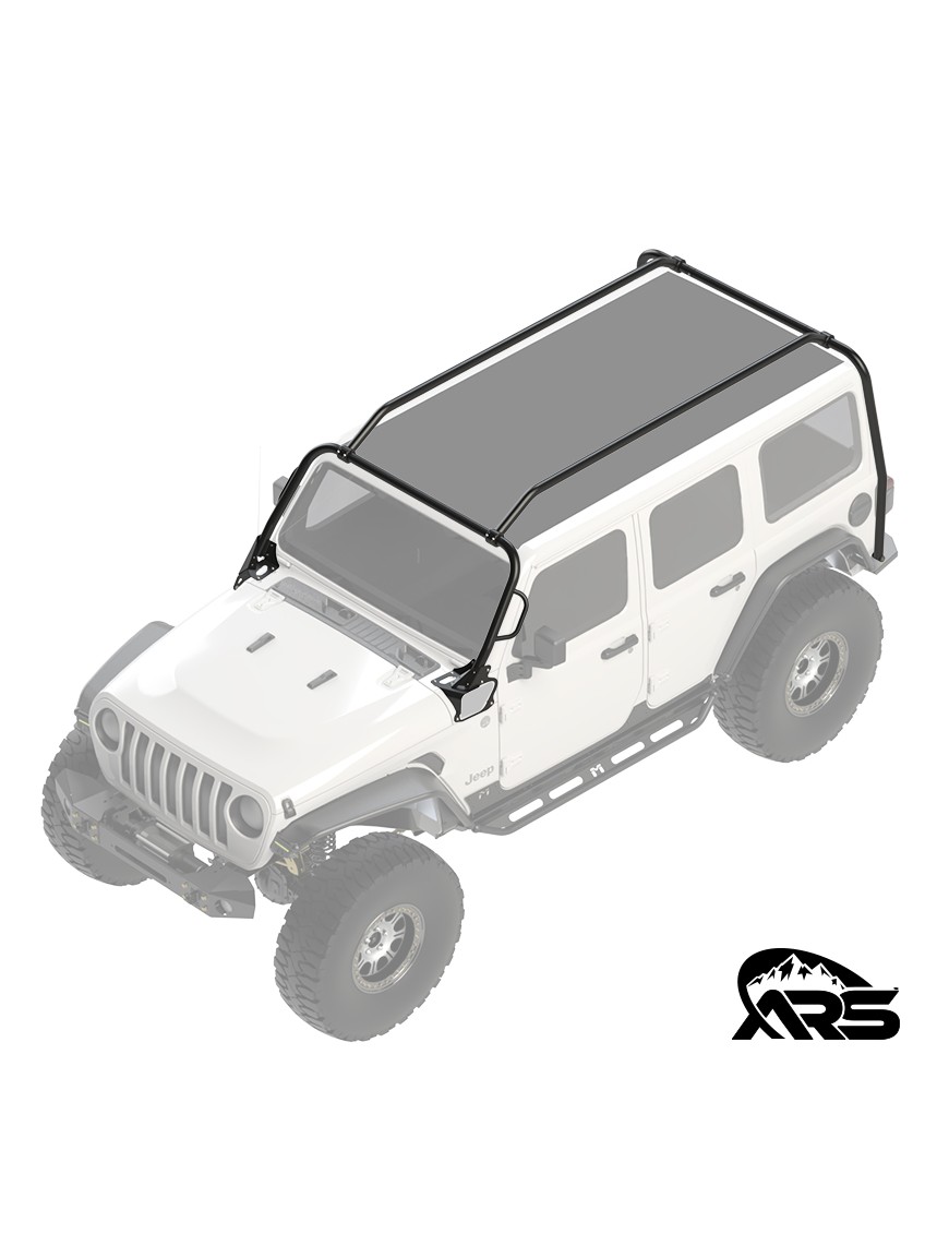 MetalCloak Bagażnik ARS Rocklander 4-drzwiowy pod dach Sky One-Touch, Jeep Wrangler JL 4xe