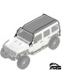 MetalCloak Bagażnik ARS Rocklander 4-drzwiowy pod dach Sky One-Touch, Jeep Wrangler JL 4xe