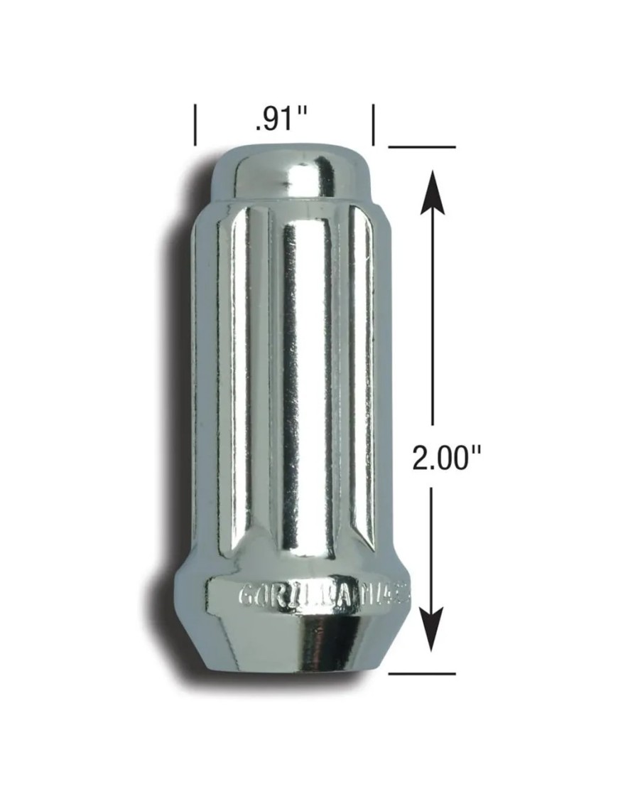 Nakrętki zabezpieczające zestaw do kół długie M14x1,5 Gorilla - ujęcie 3