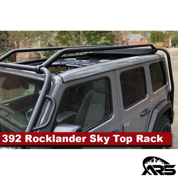 MetalCloak Bagażnik ARS Rocklander 4-drzwiowy pod dach Sky One-Touch, Jeep Wrangler JL 392 - ujęcie 2