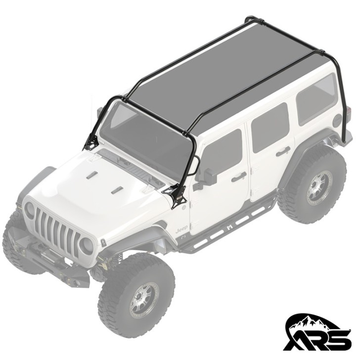 MetalCloak Bagażnik ARS Rocklander 4-drzwiowy pod dach Sky One-Touch, Jeep Wrangler JL 392 - ujęcie 4
