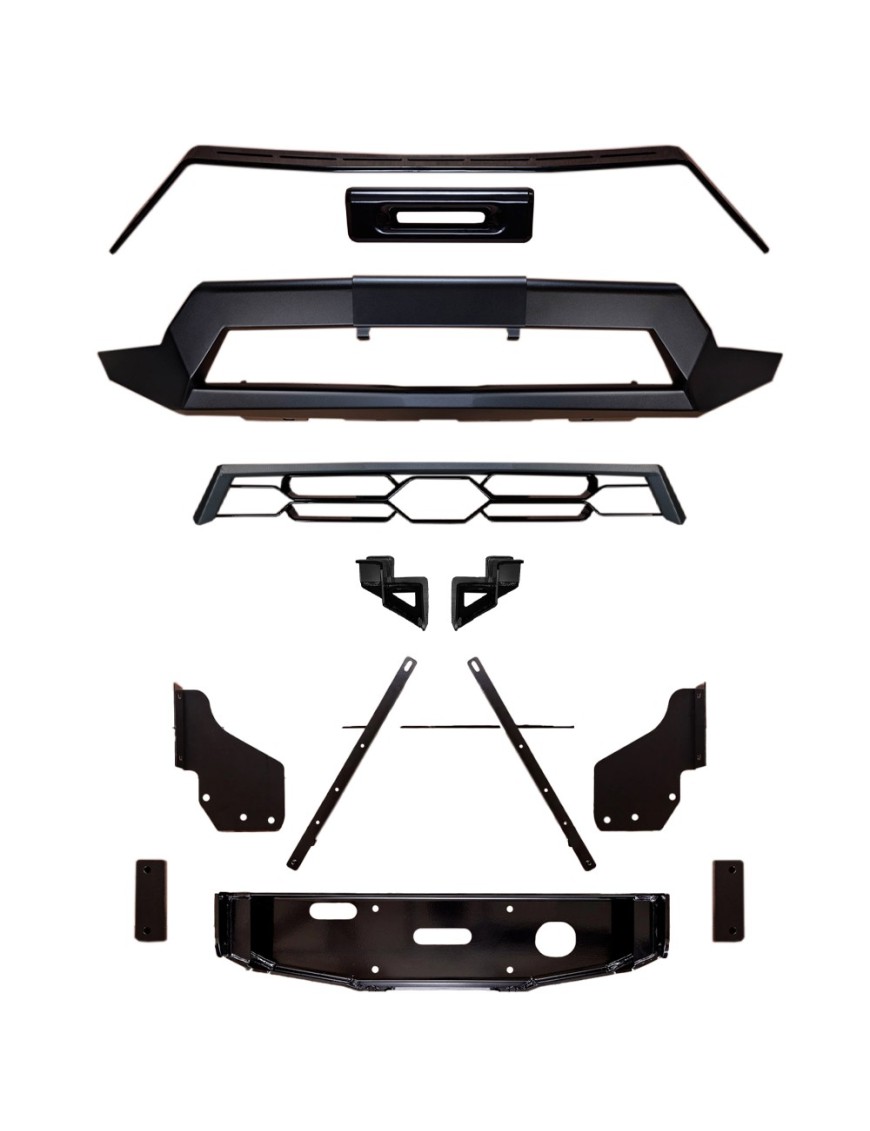 Zderzak z płytą pod wyciągarkę przód Chief Products Stealth Edition WK2 11-15