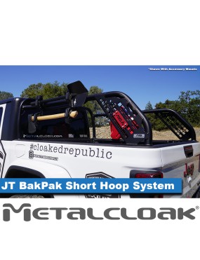 MetalCloak Bagażnik skrzyni BakPak z niskim pałąkiem, Jeep Gladiator JT