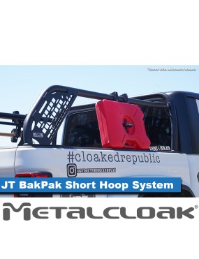 MetalCloak Bagażnik skrzyni BakPak z niskim pałąkiem, Jeep Gladiator JT