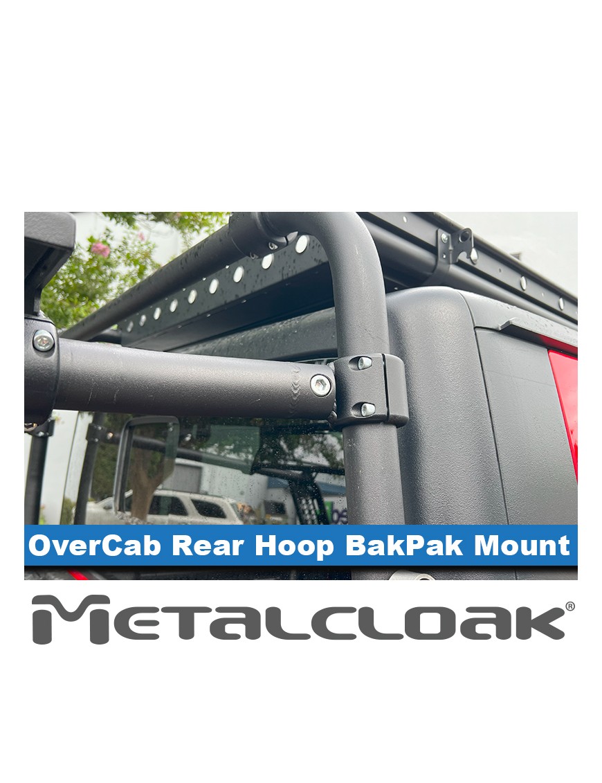 MetalCloak Mocowania BakPak do pałąka OverCab, Jeep Gladiator JT