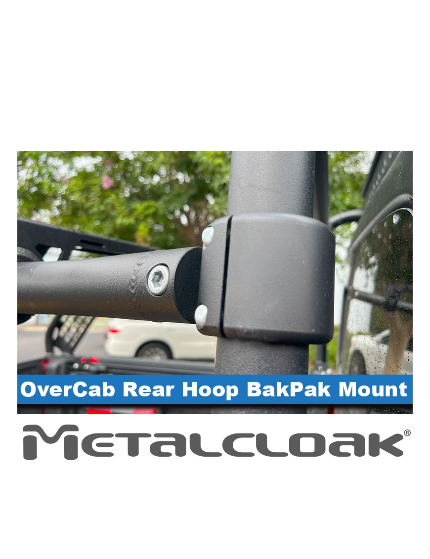MetalCloak Mocowania BakPak do pałąka OverCab, Jeep Gladiator JT