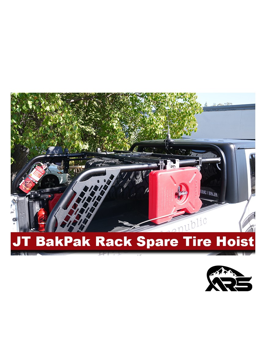 MetalCloak Wciągnik koła zapasowego do bagażnika BakPak, Jeep Gladiator JT