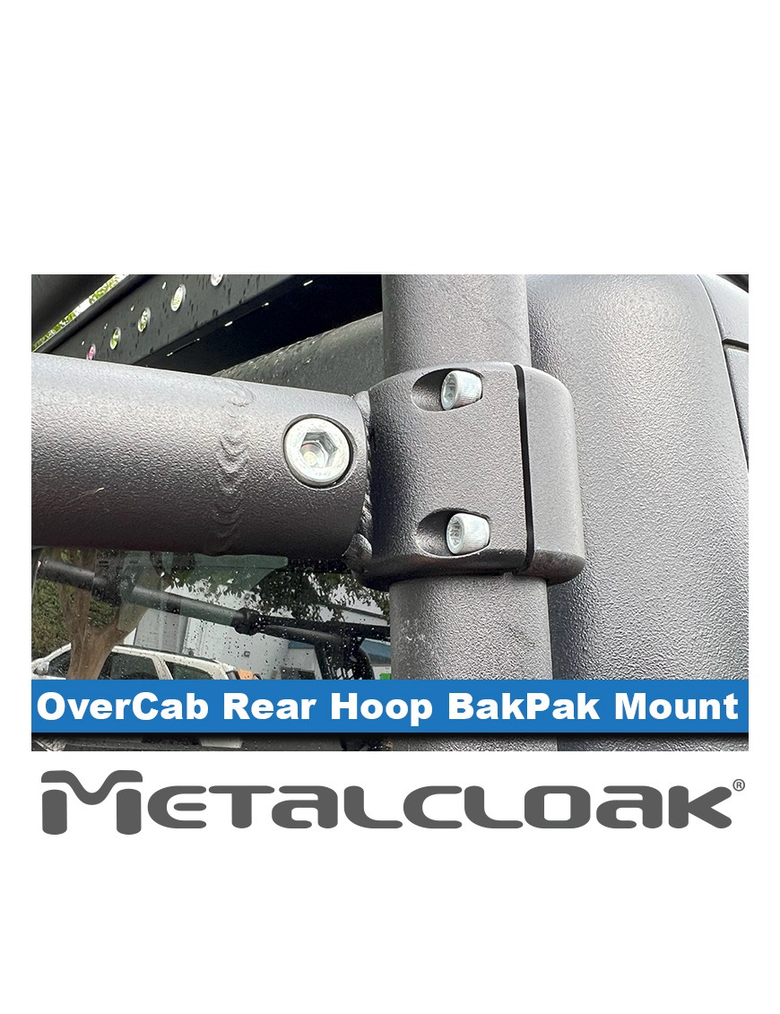 MetalCloak Mocowania BakPak do pałąka OverCab, Jeep Gladiator JT
