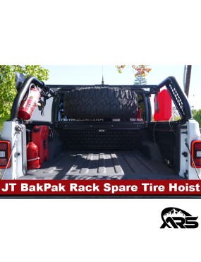 MetalCloak Wciągnik koła zapasowego do bagażnika BakPak, Jeep Gladiator JT