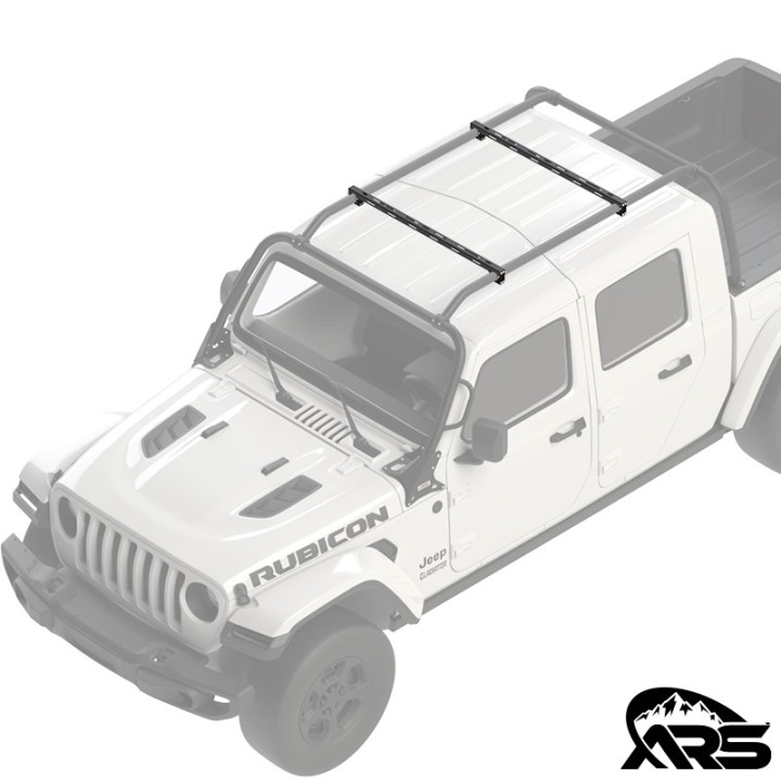 MetalCloak Wzmocnione belki poprzeczne OverCab Multi-Mount, para, Jeep JK, JL, JT