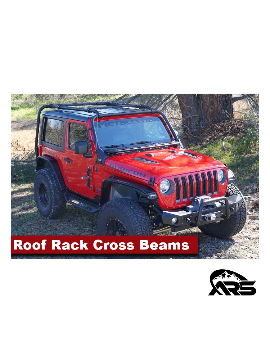 MetalCloak Wzmocnione belki poprzeczne OverCab Multi-Mount, para, Jeep JK, JL, JT