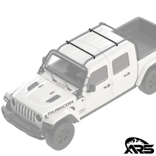MetalCloak Belki poprzeczne OverCab Lo-Profile, rura 2 cale, Jeep JK, JL, JT