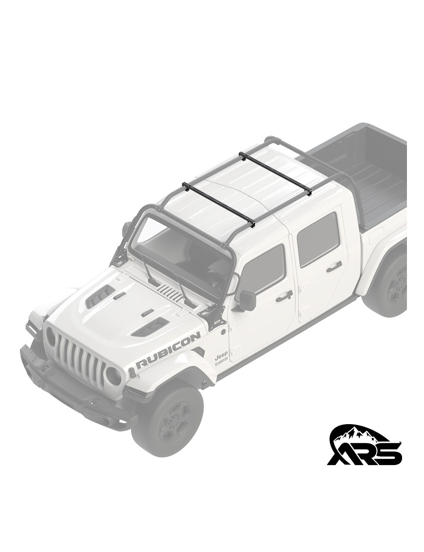 MetalCloak Belki poprzeczne OverCab Lo-Profile, rura 2 cale, Jeep JK, JL, JT